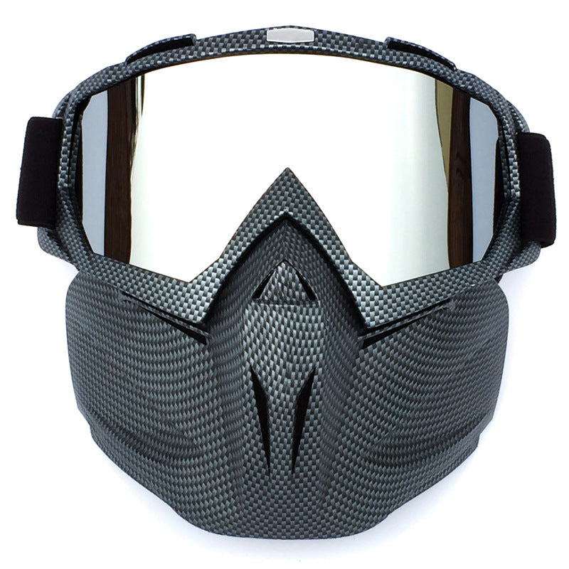 Serpentine Frame Mercury Tablet Full-Face Snow Goggles with Mirror Lens - Ultimate Protection and Comfort