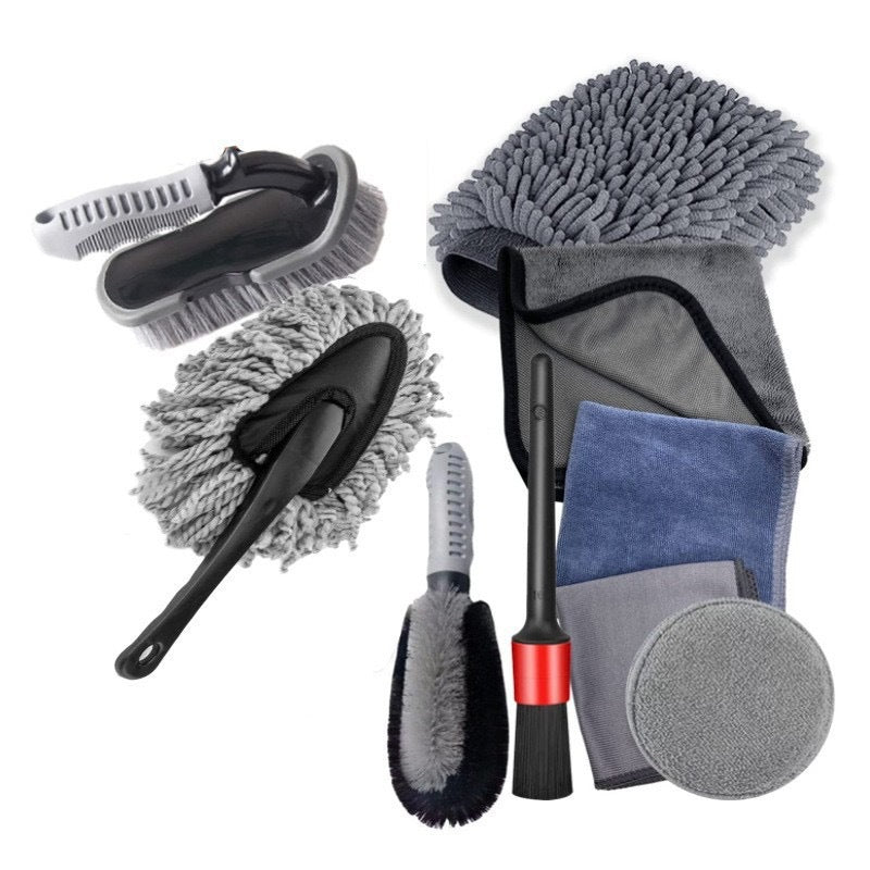 Complete Car Cleaning Kit with Microfiber Towels and Brushes – All-In-One for Interior and Exterior Care 3