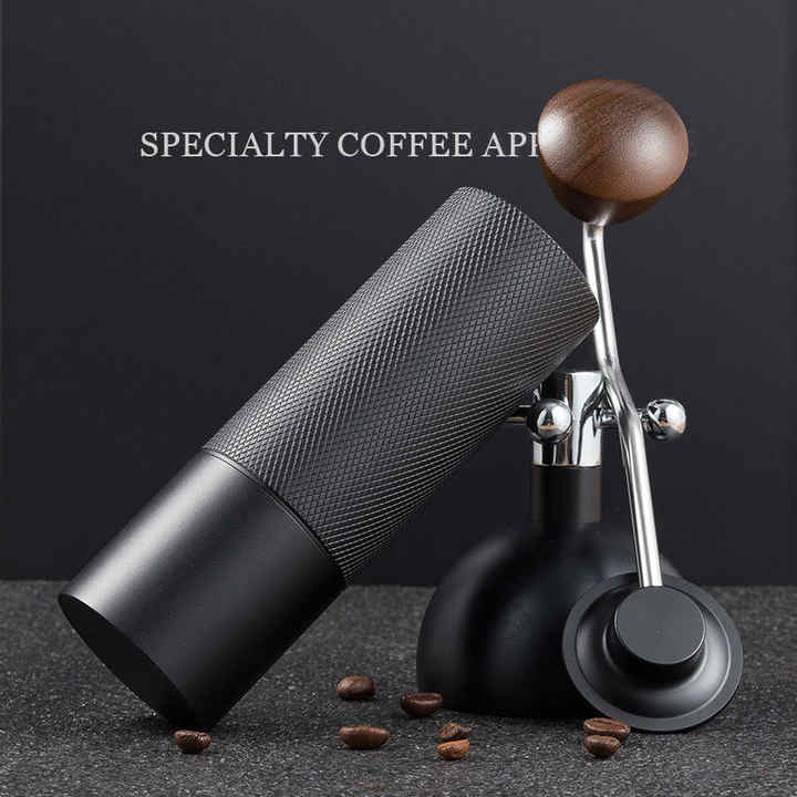 Black Premium Manual Coffee Grinder with Adjustable Ceramic Burr - Compact and Durable for Perfect Coffee Grinding 3