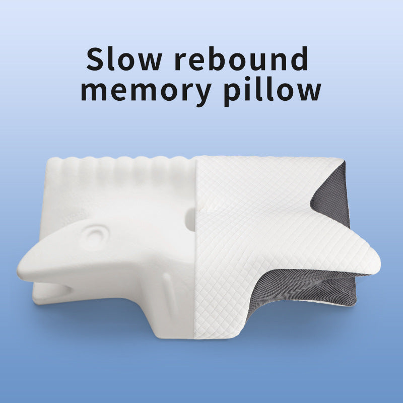 Height-enhancing Model Ergonomic Memory Foam Pillow - Orthopedic Contour Pillow for Neck & Shoulder Support (61x43x16cm) 4