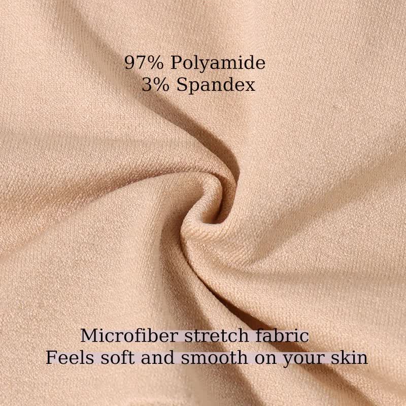 L Gray 3-Pack High-Waist Microfiber Shaping Briefs - Seamless Full-Coverage Tummy Control Panties 4