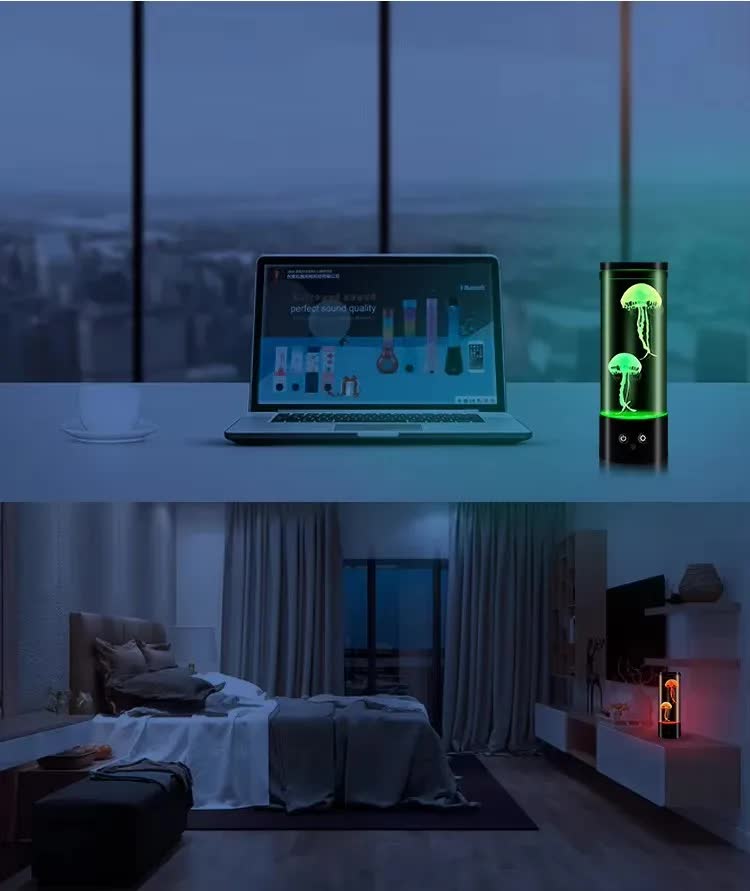 LED Jellyfish Lamp - Creative Night Light for Bedroom and Children's Room 6