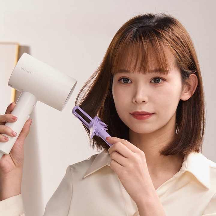 3-pack Purple Portable Hairstyle Brush for Root Volume - Multifunction Hair Styling Tool 4