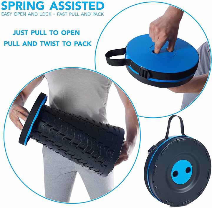 Rainbow Color Stitching Orange Portable Outdoor Telescopic Folding Stool with 100 Weight-Bearing Buckles, Lightweight and Compact Design, Perfect for Fishing, Camping, and Travel