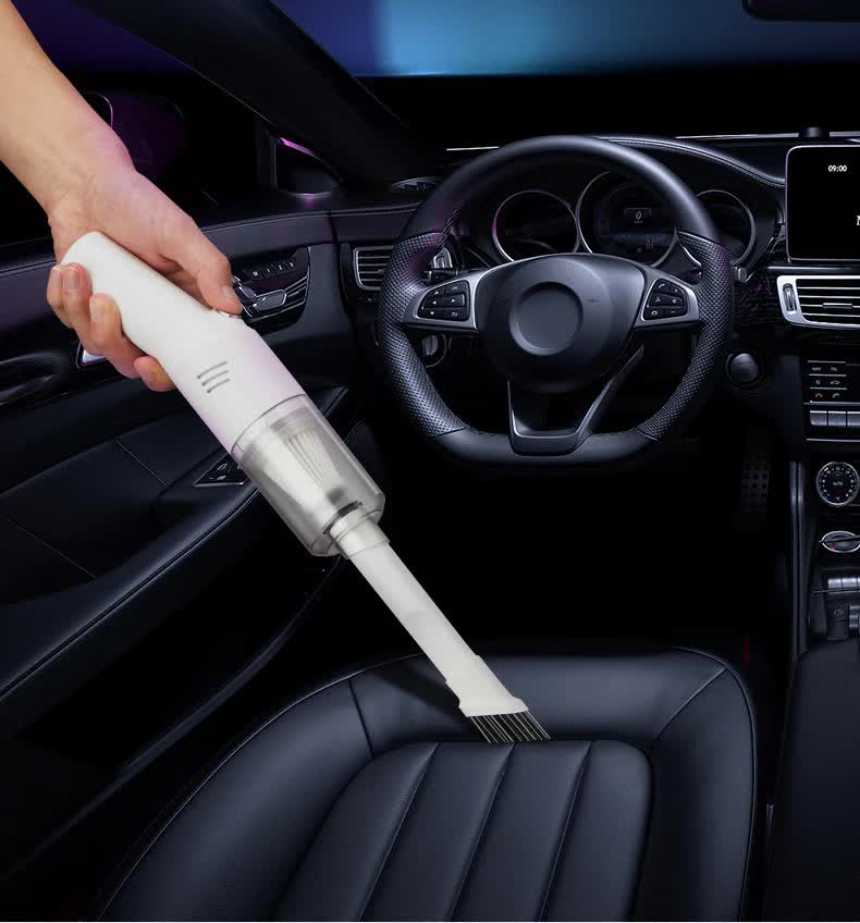 Black Wireless Portable Vacuum Cleaner - Handheld Mini Car Vacuum for Wet & Dry Use, Pet Hair Remover, Lightweight Home Cleaner 6