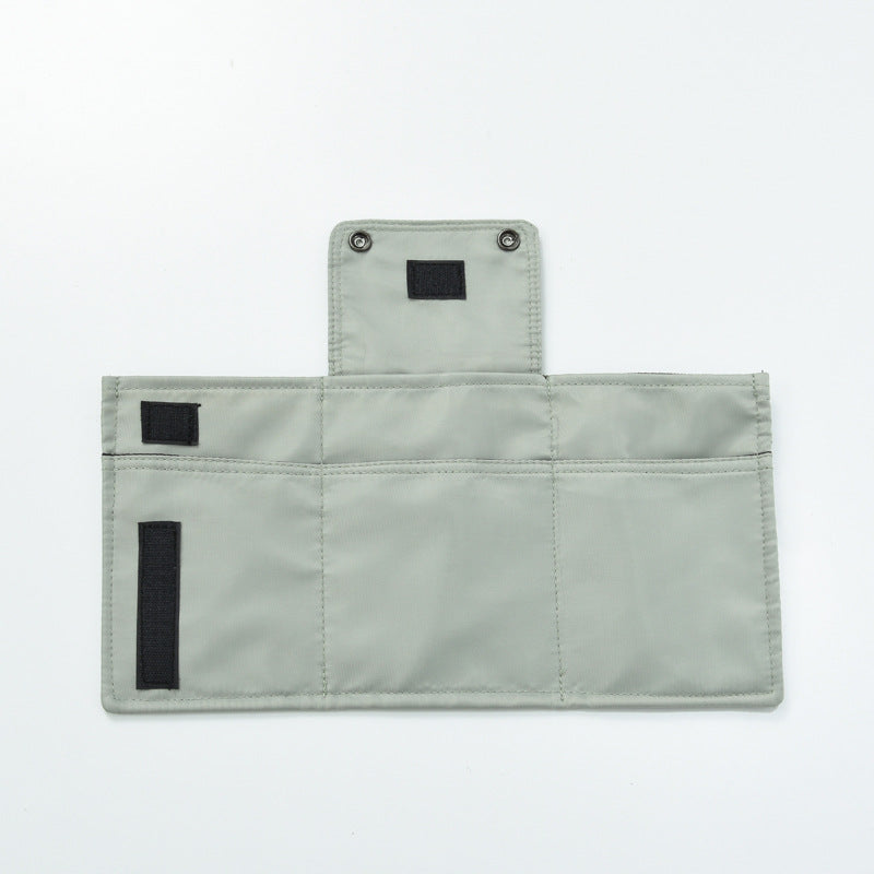Green Water-Resistant Nylon Crossbody Phone Bag - Compact Travel Wallet & Card Holder for Men and Women(Mobile phones and cards are shooting props, not included) 7