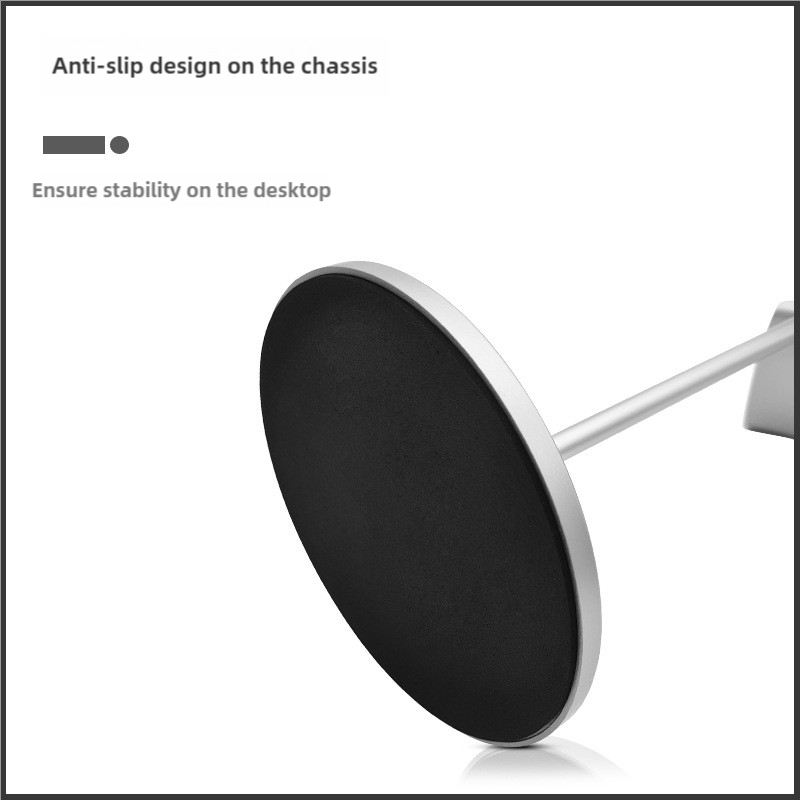 Black Dual Headphone Stand – Creative Double Hook Aluminum Alloy Display Holder 4