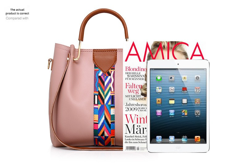 Brown Elegant 4-Piece Women's Handbag Set - Stylish PU Leather Tote, Shoulder Bag, Clutch, and Wallet for Every Occasion 5