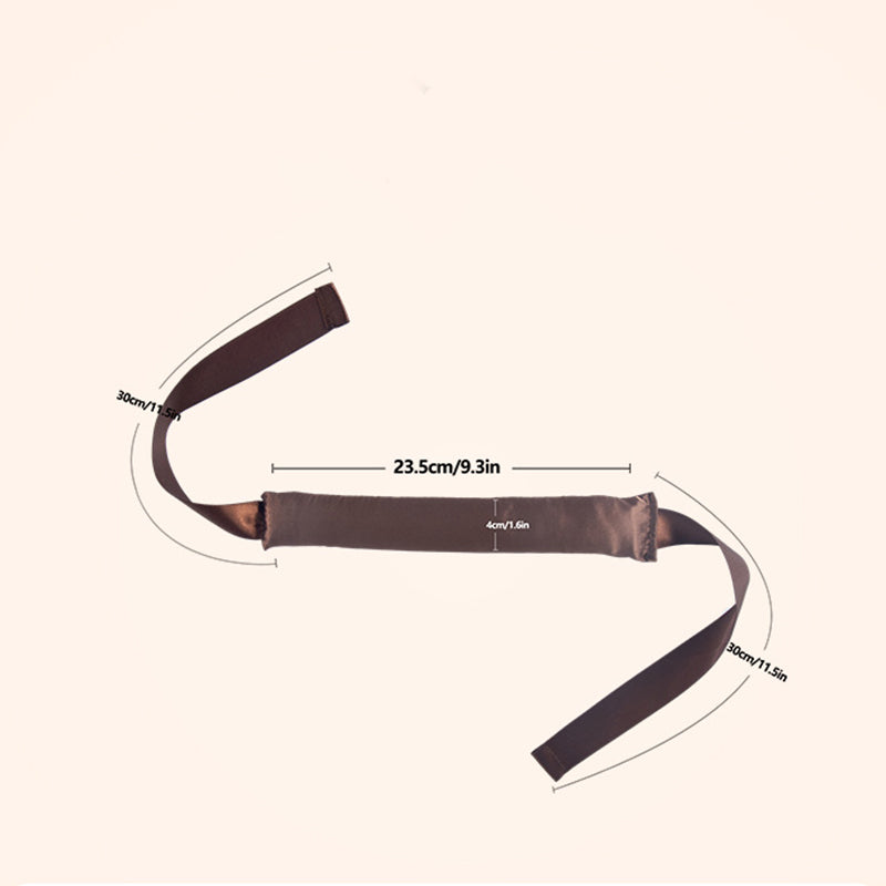 Brown 3 Sticks  No-Heat Hair Curling Ribbon Kit - Silk Ribbon Curling Wand for Sleep-in Styling 4