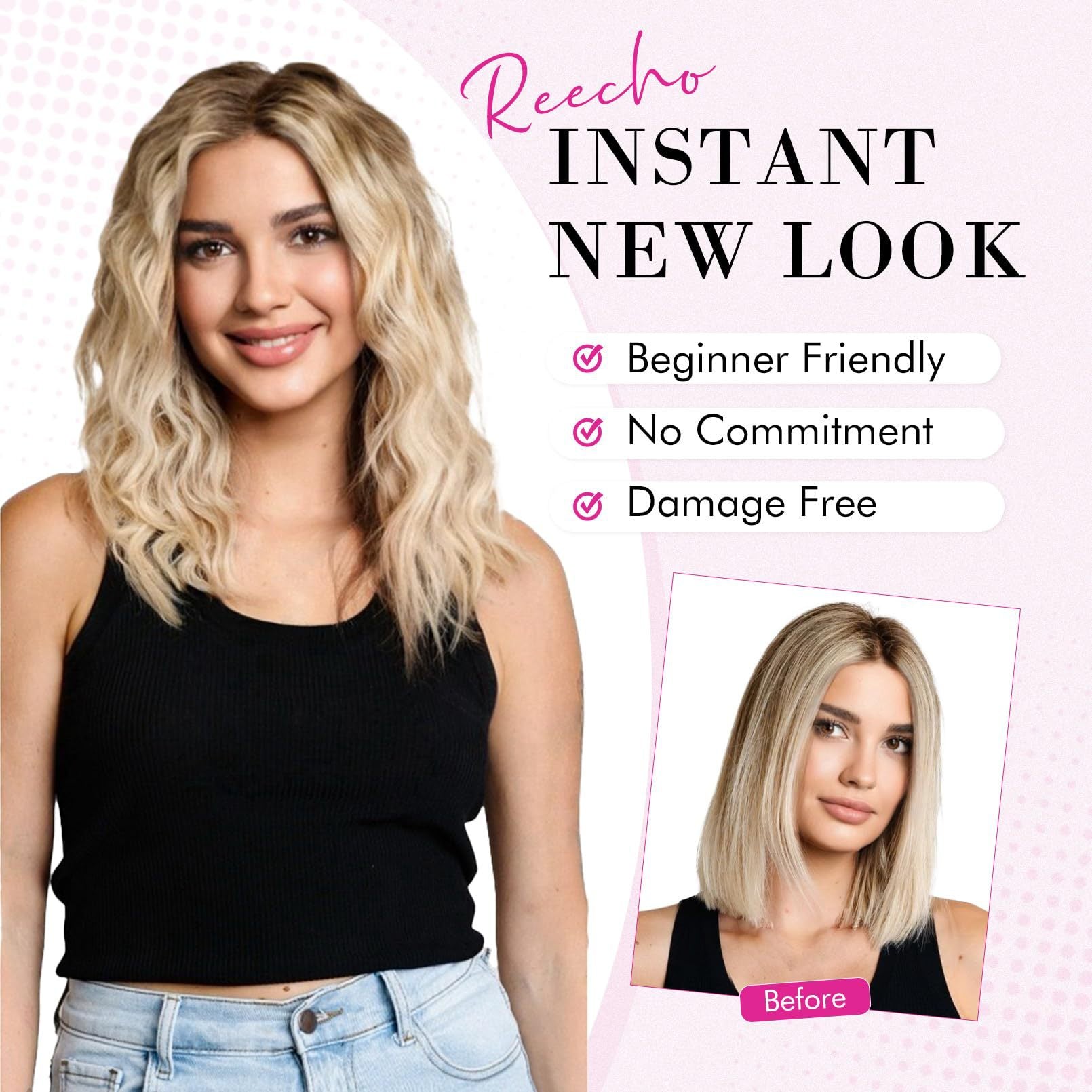 Coffee 12-Inch Clip-in Wavy Hair Extensions - 4-Piece Set,  Easy to Apply, Instant Volume Boost 4