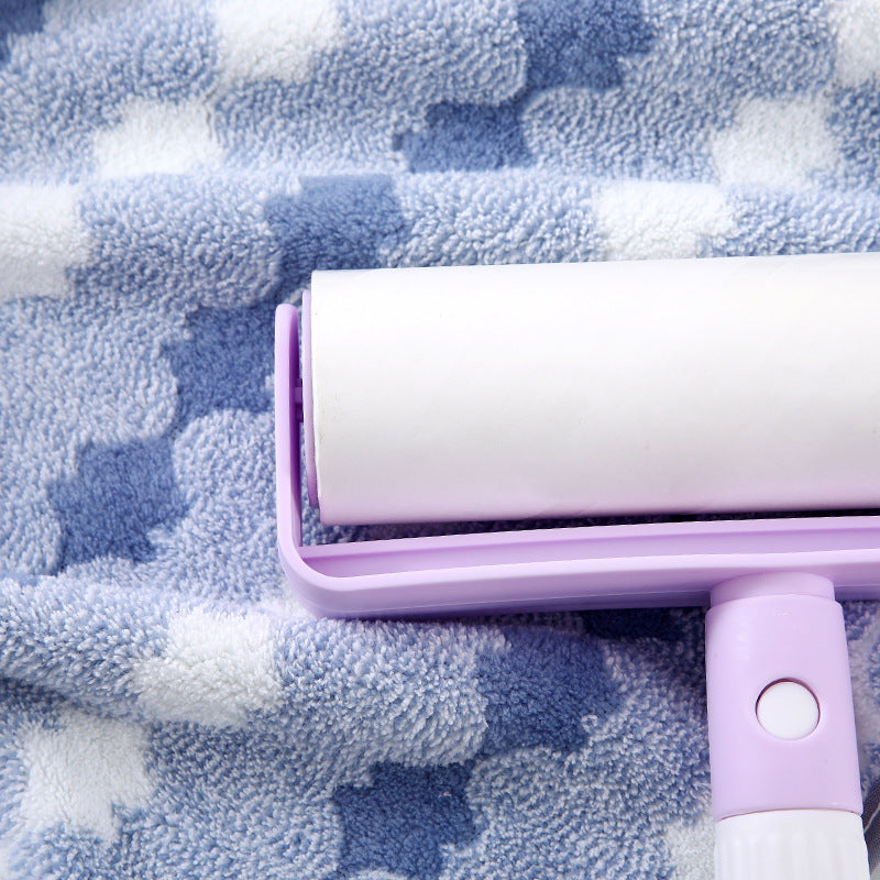 Blue Premium Coral Fleece Towel Set – 1 Bath Towel (88x170cm) + 3 Hand Towels (35x35cm) – Soft, Absorbent, and Quick-Drying 3