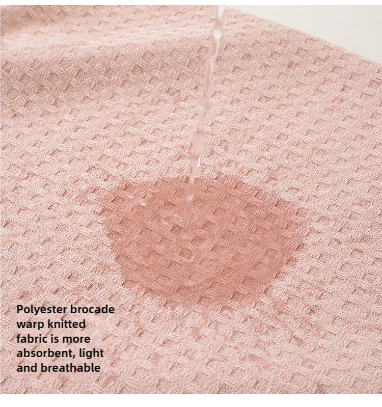 2 Pcs Coffee Super Absorbent Waffle Weave Hair Towel, Multi-Functional Quick Drying Turban for Women, Soft & Fast Drying Head Wrap 4