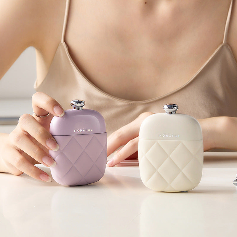 2 Pcs Apricot Portable Nail Care Kit - Compact Manicure Set with Nail Clippers, Tweezers, and Nail File - Stylish Storage Case 3