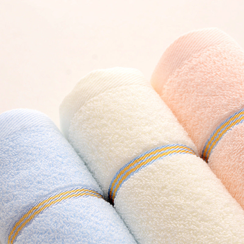 Pink Luxury Soft Cotton Towel Set - 5-Piece Bathroom Towels, Absorbent & Quick-Drying, Gentle for Sensitive Skin