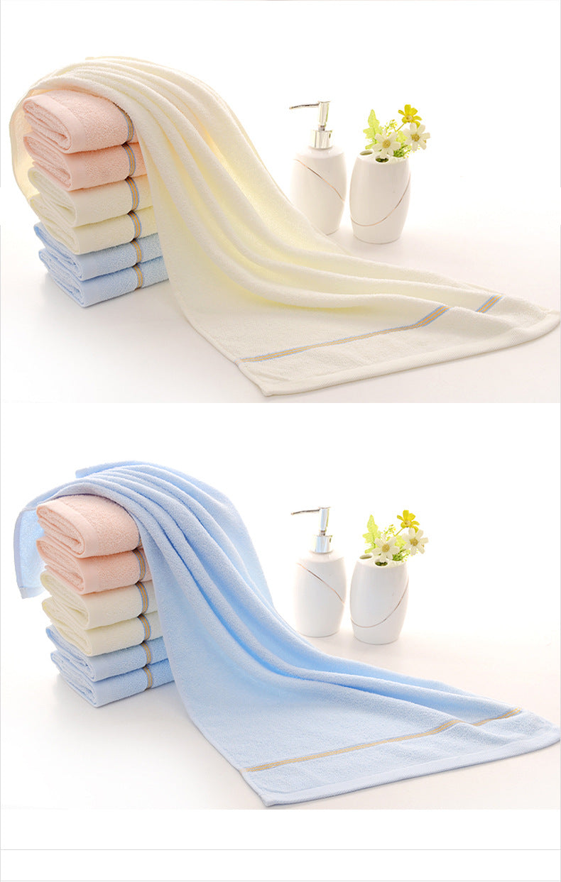 Pink Luxury Soft Cotton Towel Set - 5-Piece Bathroom Towels, Absorbent & Quick-Drying, Gentle for Sensitive Skin 3