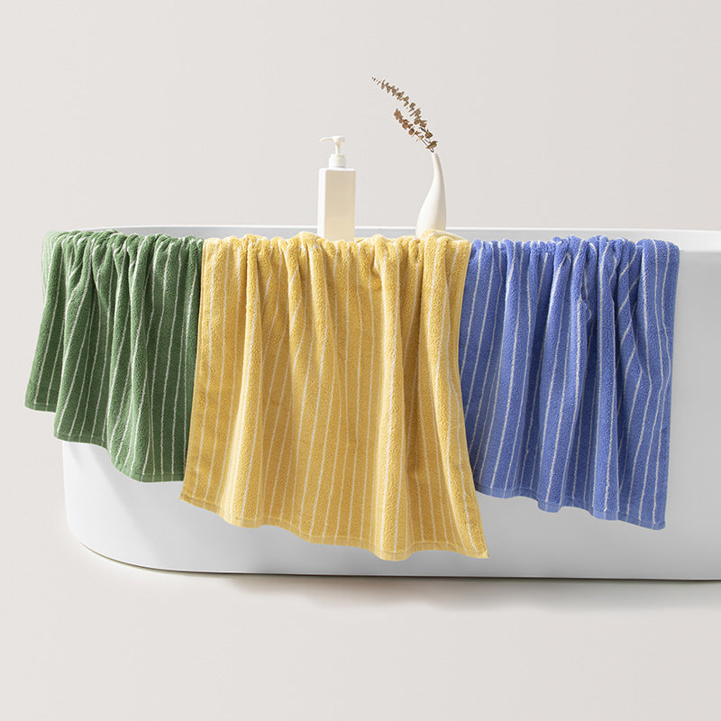 Blue Soft and Absorbent Cotton Towel Set | 3-Piece Luxury Bath Towels - Ideal for Adults, Face & Bath Towels 5