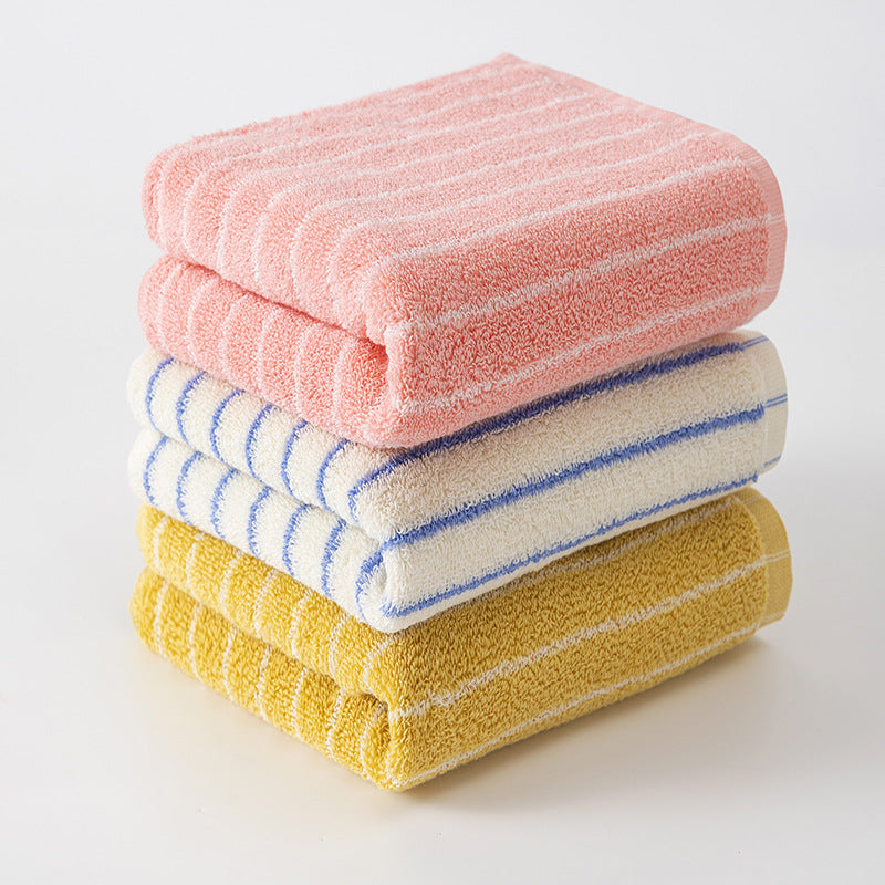 Yellow Soft and Absorbent Cotton Towel Set | 3-Piece Luxury Bath Towels - Ideal for Adults, Face & Bath Towels 3
