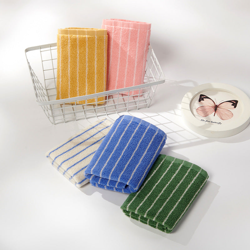 Yellow Soft and Absorbent Cotton Towel Set | 3-Piece Luxury Bath Towels - Ideal for Adults, Face & Bath Towels 4