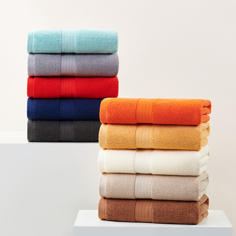 Bright Orange Premium Thick Cotton Bath Towel for Adults - Soft and Absorbent Bathroom Towel 3