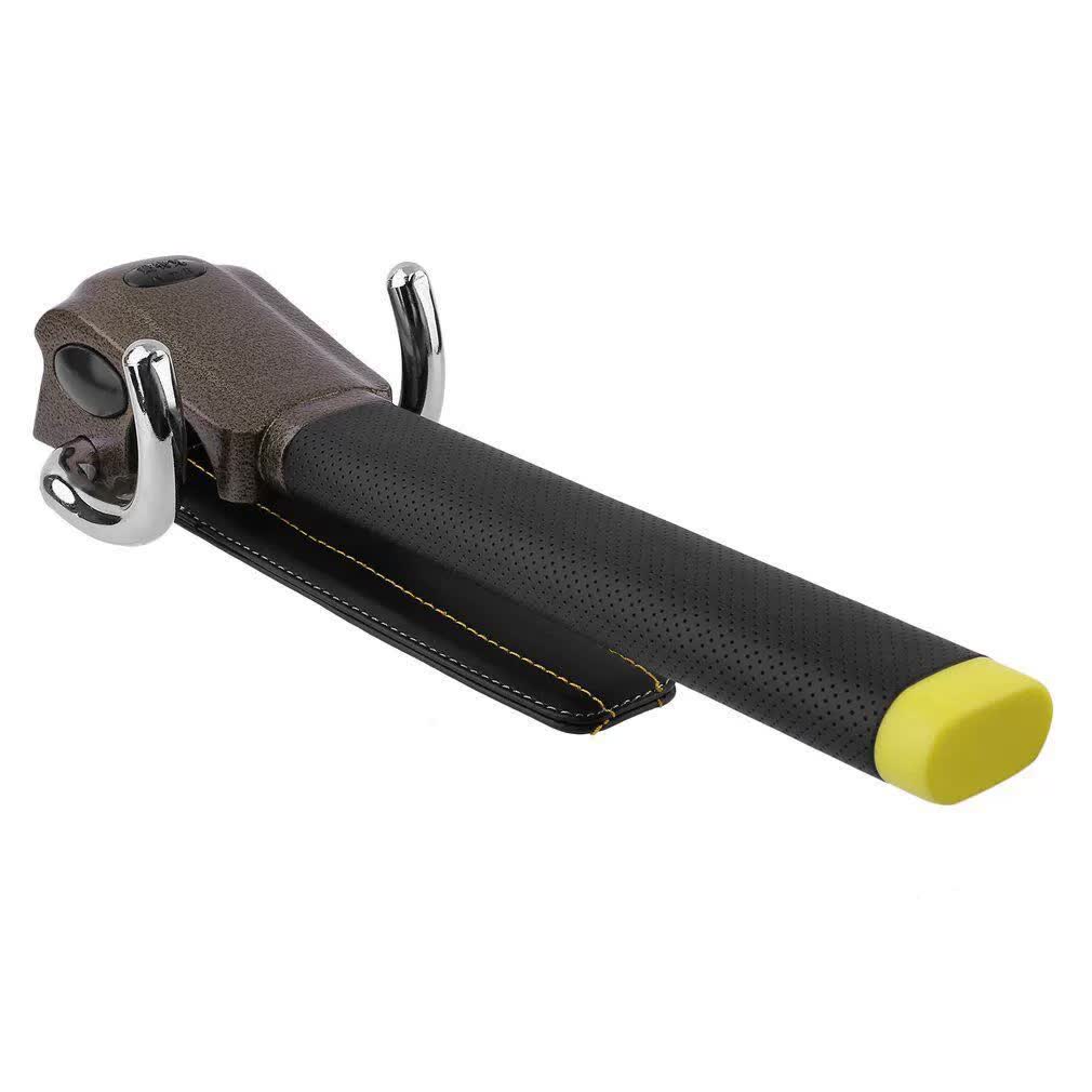 Foldable Car Steering Wheel Lock - Anti-theft Device with 2 Keys for Vehicle Protection 3