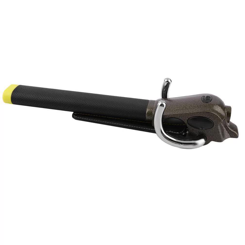 Foldable Car Steering Wheel Lock - Anti-theft Device with 2 Keys for Vehicle Protection 4