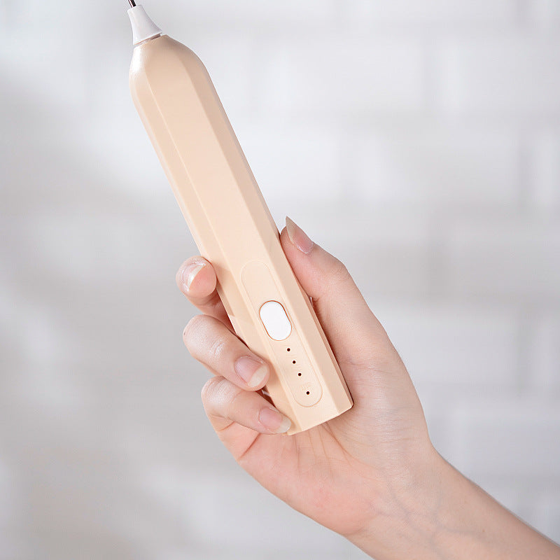 Khaki Electric Milk Frother Handheld - USB Rechargeable Milk Foamer with 2 Whisks - Perfect for Coffee, Lattes, Cappuccinos & More 4