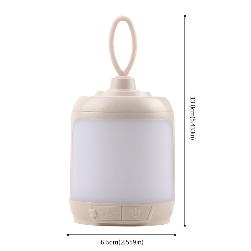 2PCS Compact Outdoor Camping Light with 4 Modes & Type-C Charging - 500LM, IPX4 Waterproo 3