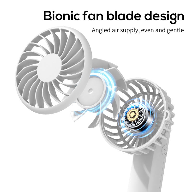 Apricot Portable Multifunctional Clip Fan DQ261 - 1000mAh Battery, 3-Speed, Quiet Cooling for Summer 5
