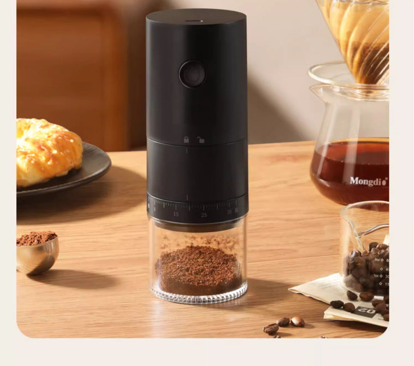 Portable Electric Coffee Grinder - 1500mAh Battery, 30-Mesh Fine Grind, USB-C Charging 3