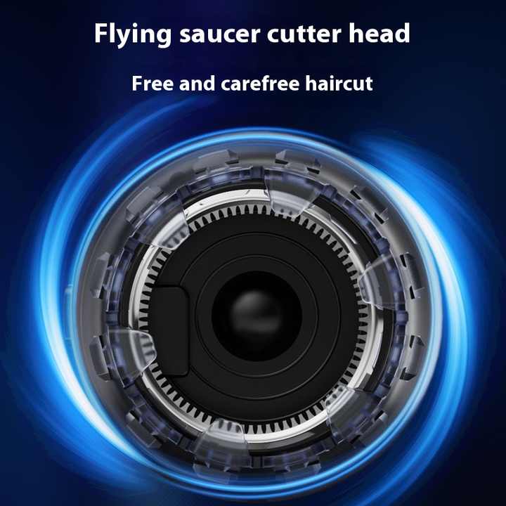 Ergonomic Cordless Hair Clipper with LCD Display - USB-C Rechargeable Head Shaver 3