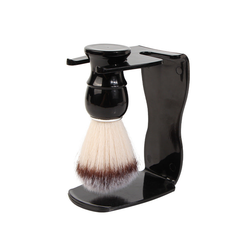 2 PCS Men's Shaving Brush Set with Lathering Bowl and Stand - Professional Beard Grooming Kit for Wet Shaving 4