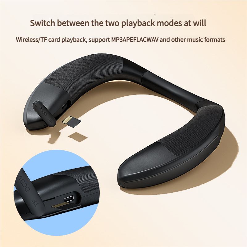Stylish Neckband Wireless Bluetooth Speaker - Unleash Your Audio Freedom 3