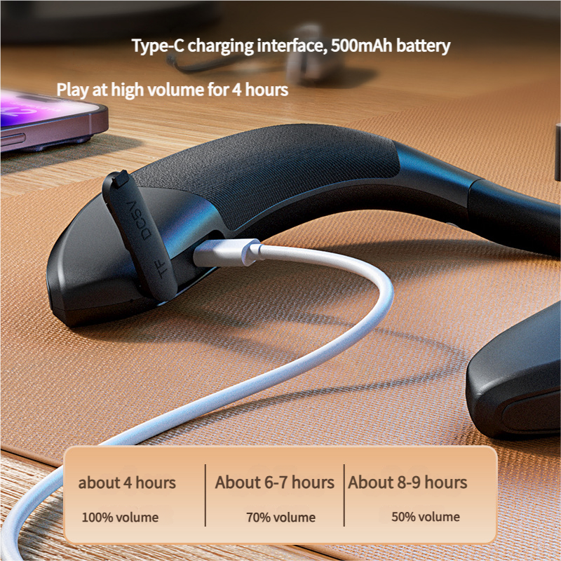 Stylish Neckband Wireless Bluetooth Speaker - Unleash Your Audio Freedom 4