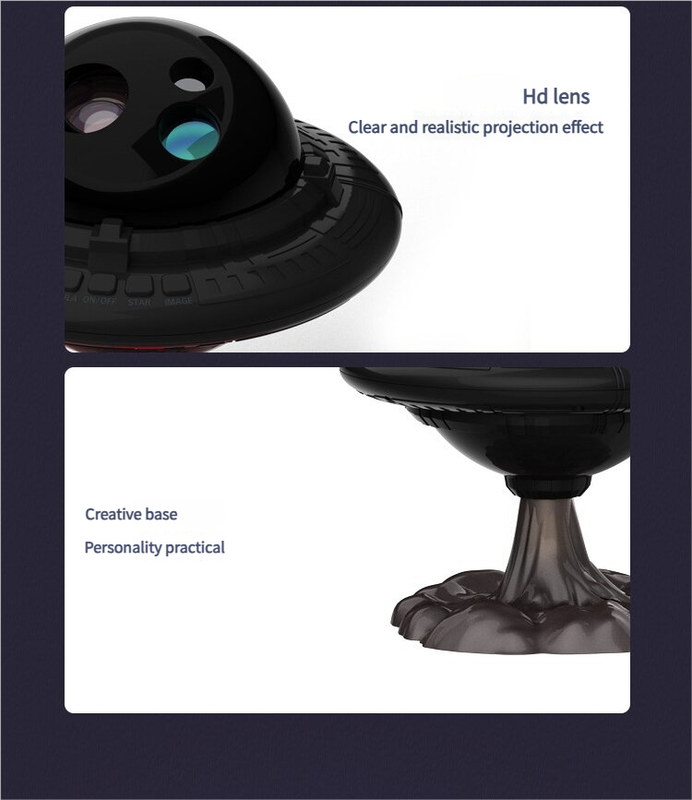 Flying Saucer Starry Sky Projection Lamp - Ambient Mood Light 6