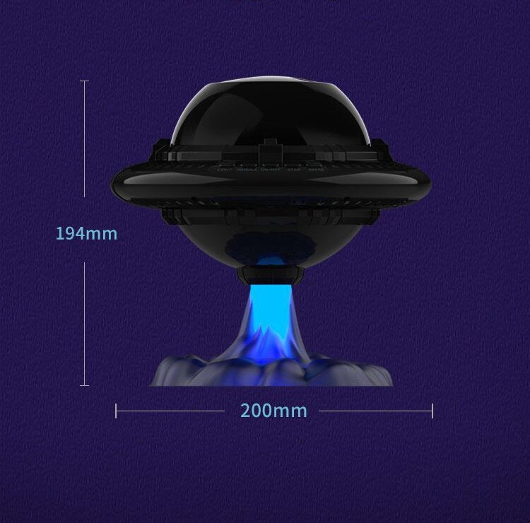 Flying Saucer Starry Sky Projection Lamp - Ambient Mood Light 8