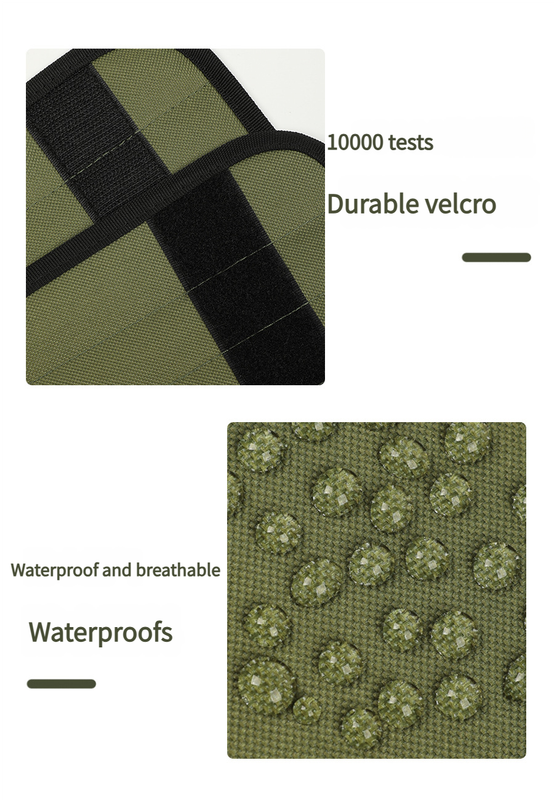 Outdoor Anti-Snake Bite Leg Guards - Hiking Camping Knee Protectors, Snow Shoe Covers, Leg Sleeves, khaki 6