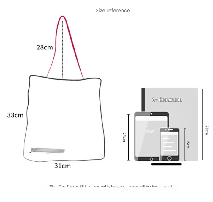 Chic 33x31cm Canvas Tote Bag with Vibrant Floral Design - Casual Shoulder Bag for Everyday Style 4
