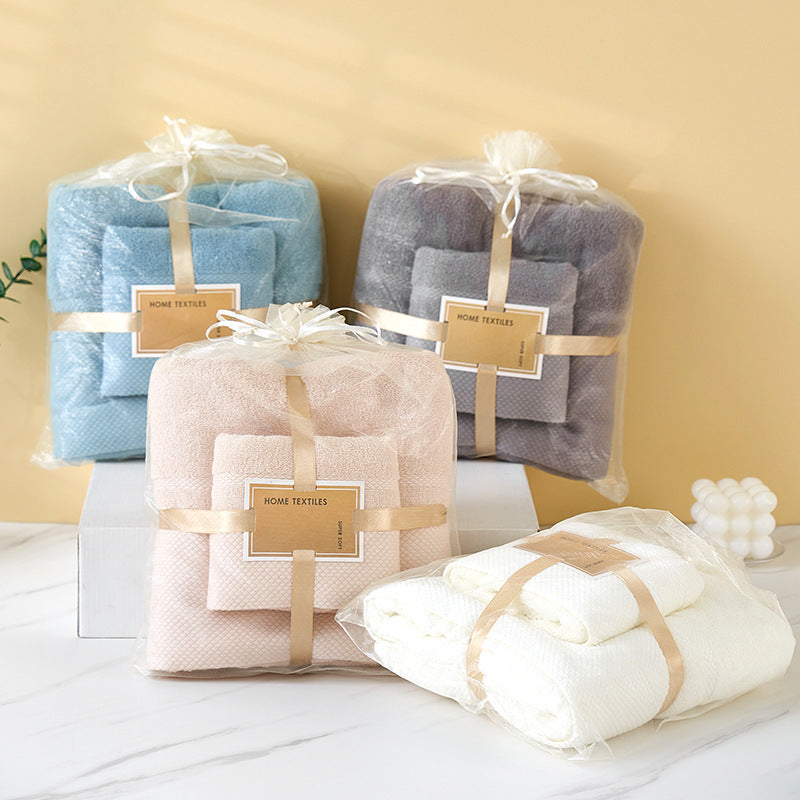 Beige Soft and Absorbent Towel Set – Wrap Towel and Bath Towel Set for Ultimate Comfort Bath towel 140*70cm, face towel 75*35cm 3
