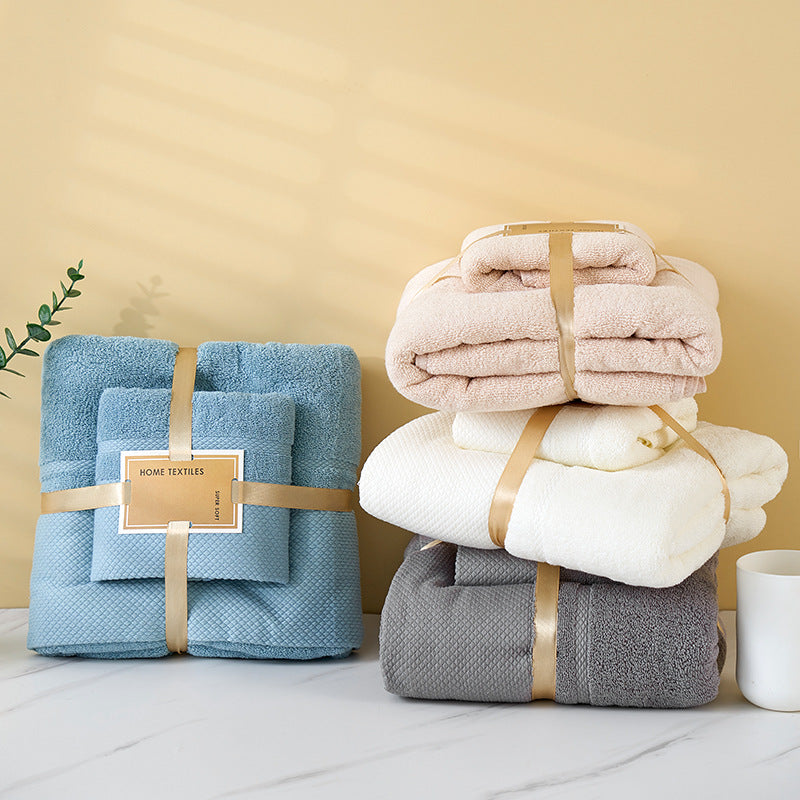 Beige Soft and Absorbent Towel Set – Wrap Towel and Bath Towel Set for Ultimate Comfort Bath towel 140*70cm, face towel 75*35cm 4