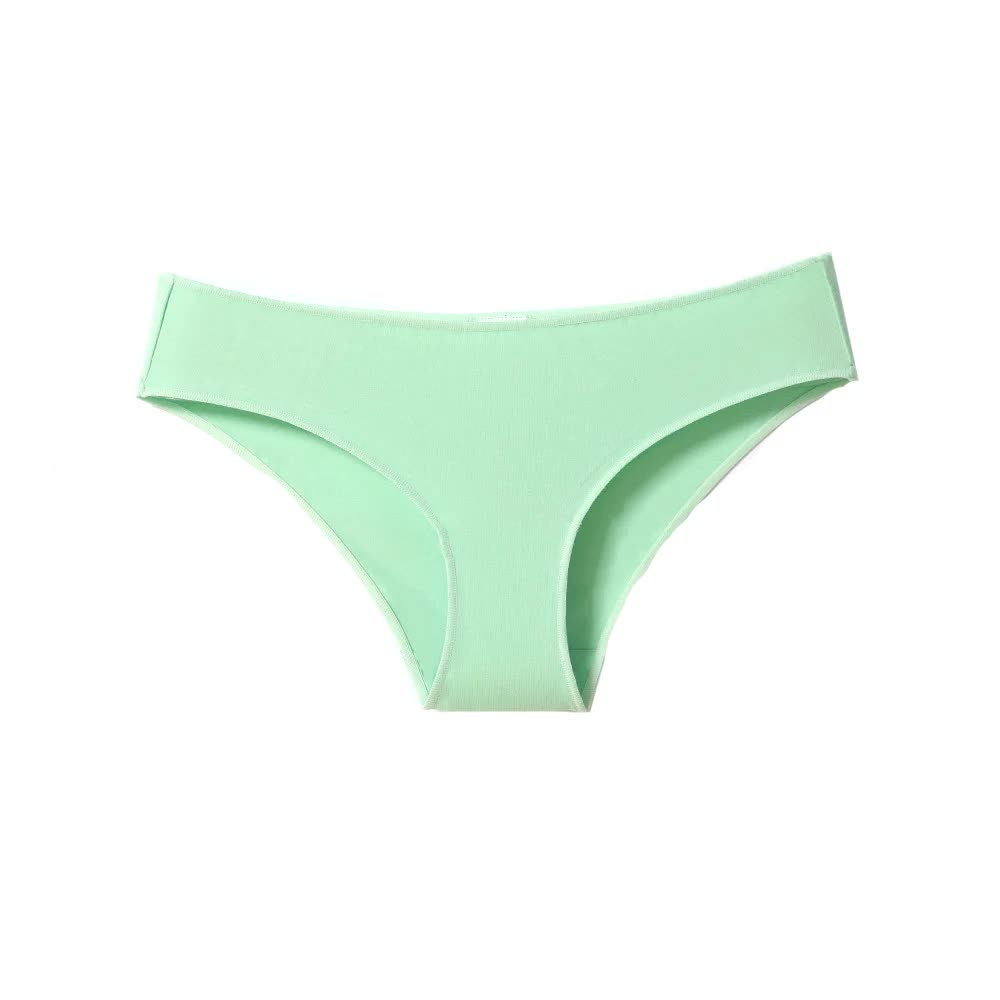 Comfortable Cotton Low-Waist Underwear, Breathable and Soft, Set of 6 Colors size M 6