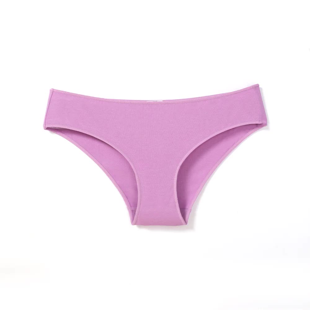 Comfortable Cotton Low-Waist Underwear, Breathable and Soft, Set of 6 Colors size M 7