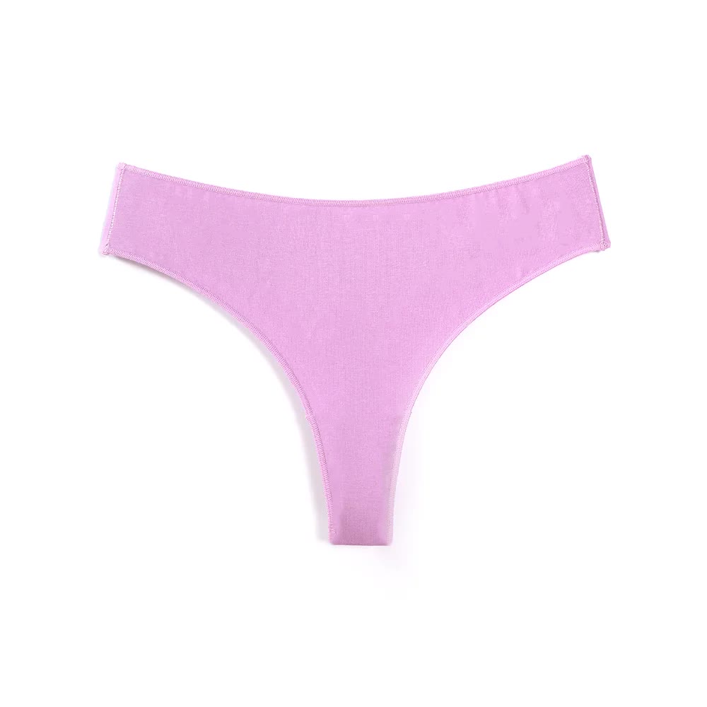 3 pcs Women's Low Waist Cotton Sexy Thong Underwear size S 4