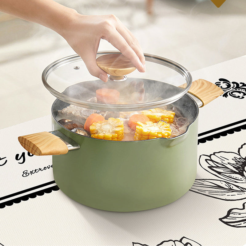 Style E Black And Off White Premium PVC Tablecloth - Oil & Water Resistant Table Cover for Dining Tables (120 x 180 cm) 6