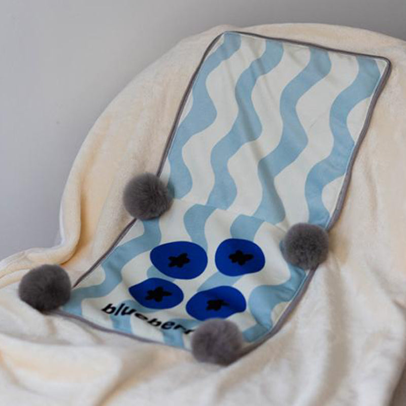 Red Apple Pattern Premium Plush Throw Pillow Blanket Combo – Versatile Sofa Cushion for Home and Car Use, Ideal for Naps and Lounging 6