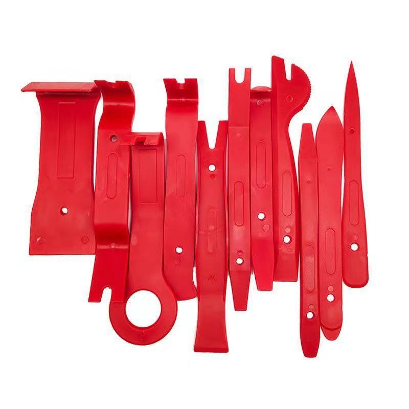 Red 38PCS Car Interior Trim Removal Tool Kit - Durable PP Material for Car Audio, Dashboard, Door Panel, and Modification 3