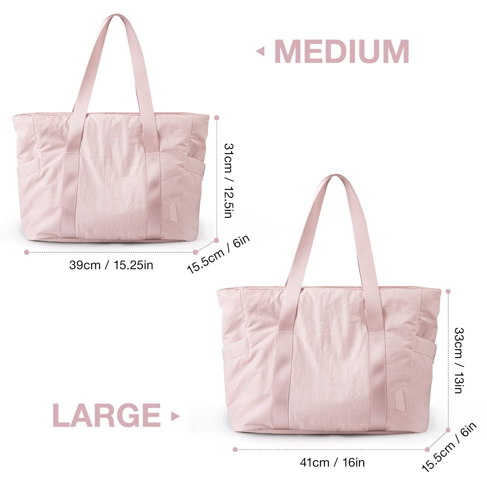 Black Stylish and Practical Water-Resistant Tote Bag for Daily Use & Yoga – Spacious with Convenient Compartments 5