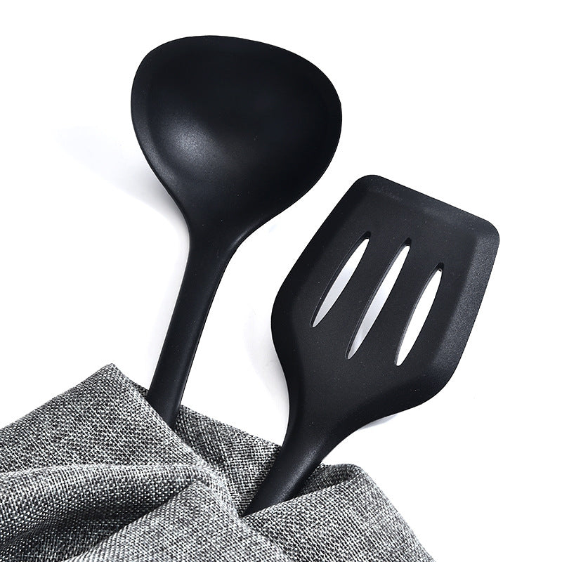 Black 10-Piece Premium Silicone Kitchen Utensil Set - Heat Resistant, Non-Stick Cookware 3