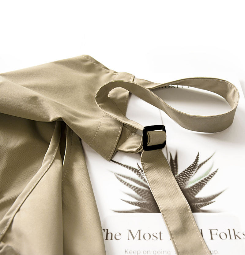 Grey Waterproof & Oil-Proof Apron - Adjustable Kitchen Apron with Pockets 5