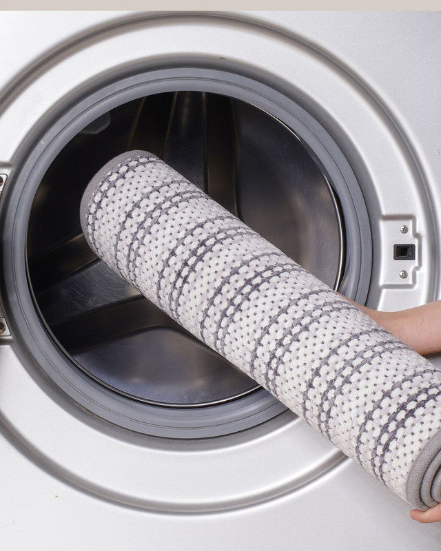 Brown Safe & Dry Bathroom Mat - Non-Slip Absorbent Bath Rug 40x60cm 5