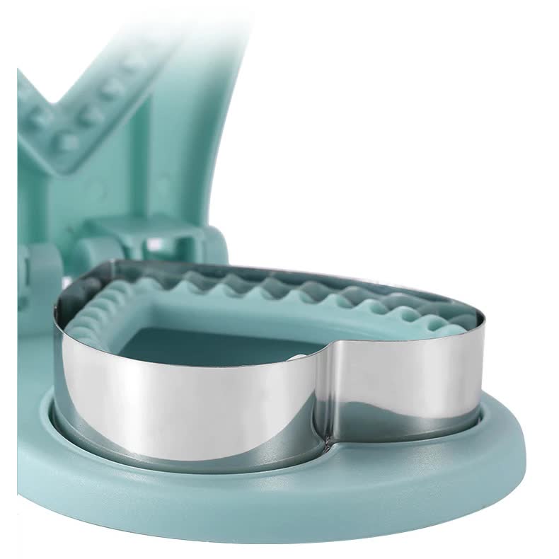 3 Pcs Green Heart Sandwich Maker Sealer - DIY Toast Pocket Bread Cutter & Sealer Mold (PP + 304 Stainless Steel) 8